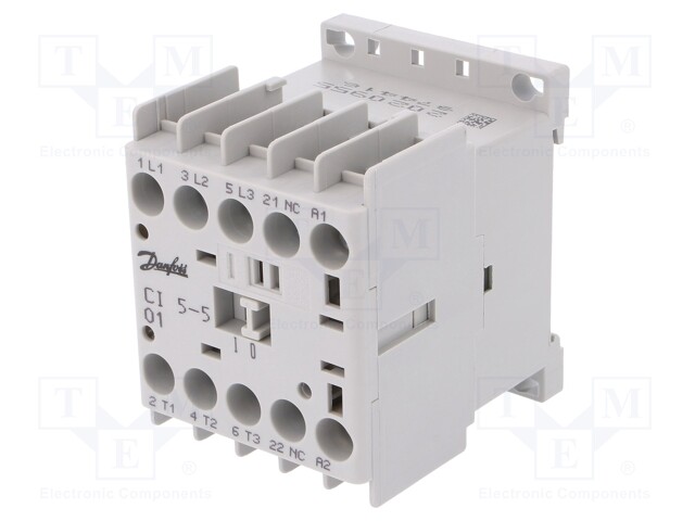 Contactor: 3-pole; NO x3; Auxiliary contacts: NC; 240VAC; 4.9A