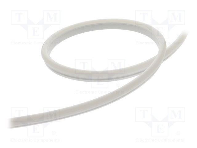 NEON LED tape; white warm; 24V; LED/m: 120; 8mm; IP65; 6W/m