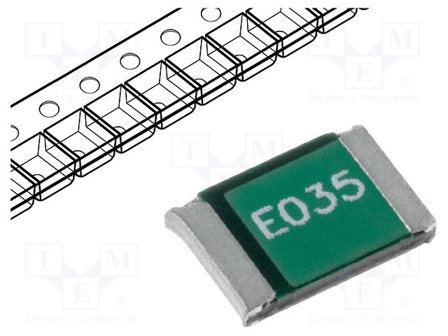 Fuse: PTC polymer; 350mA; Case: 1812