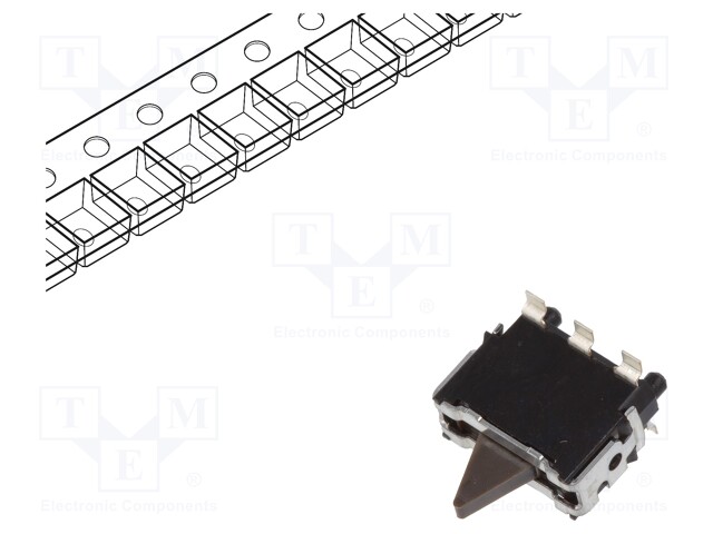 Switch: detecting; Pos: 3; SPDT; 0.01A/5VDC; 50000cycles; 500mΩ