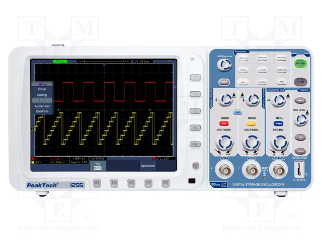 Oscilloscope: digital; Channels: 2; ≤100MHz; 1Gsps; 10Mpts; Plug: EU