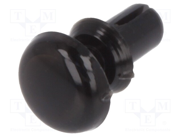 Rivet; polyamide; L.rivet: 3.2mm; Panel cutout diam: 2.1mm; UL94HB