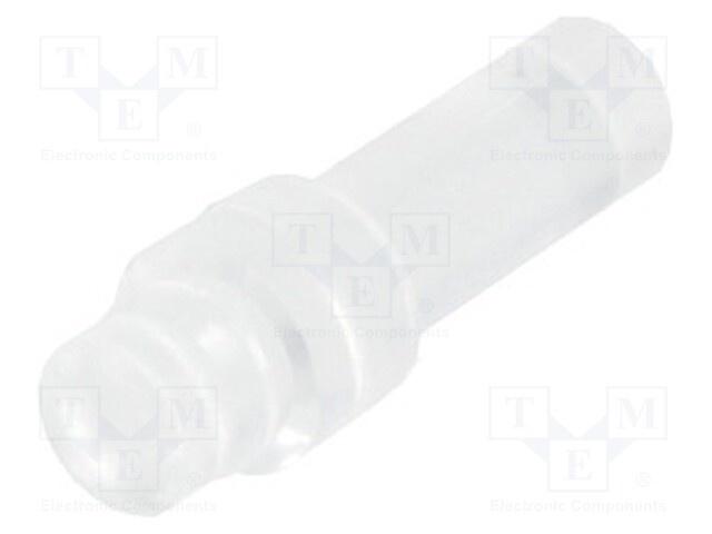 Fibre for LED; round; Ø2.8mm; Front: flat; straight; -20÷50°C