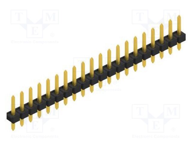 Connector: pin strips; pin header; male; PIN: 20; 2.54mm; THT; 1x20