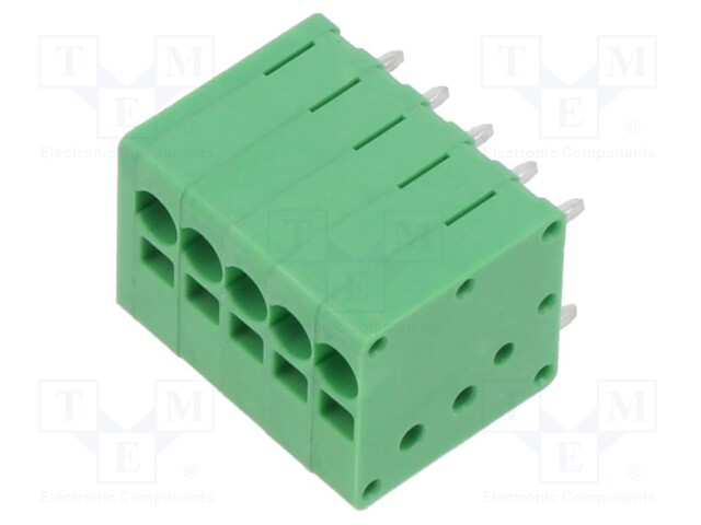PCB terminal block; Contacts ph: 3.5mm; ways: 5; straight; on PCBs