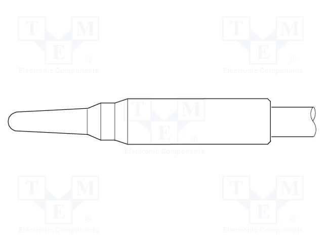 Tip; conical; 0.8mm