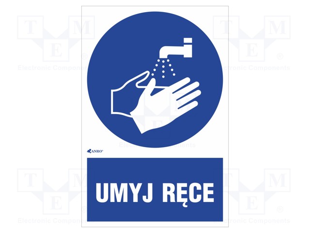 Safety sign; regulatory; Mat: self-adhesive folie; W: 200mm