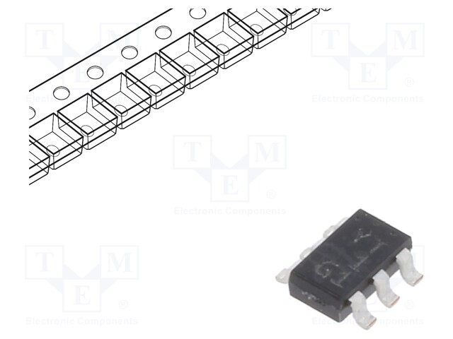 Transistor: P-MOSFET; unipolar; -30V; -5A; Idm: -20A; 1.6W; SOT26
