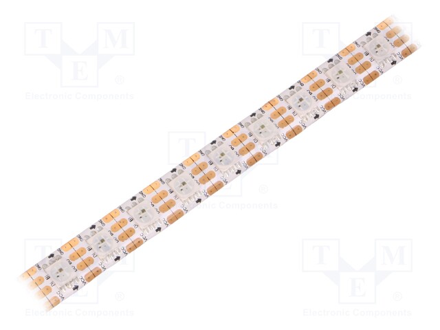 Programmable LED tape; RGB; LED/m: 90; SMD; 5050; 5V; 10mm; 140°