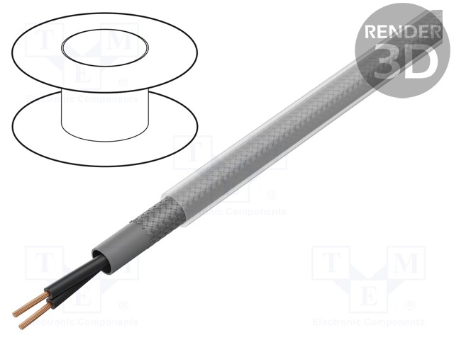 Wire; ÖLFLEX® CLASSIC 110 SY; 2x0.75mm2; PVC; transparent