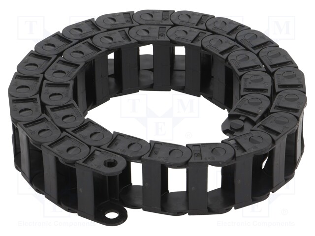 Cable chain; Series: 10; Bend.rad: 28mm; L: 1006mm; Int.height: 18mm