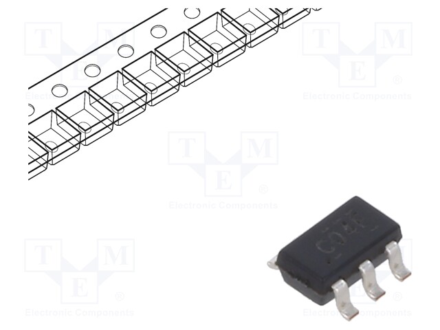 Logic IC, Inverter, Single, 1 Inputs, 5 Pins, SOT-23, 74LVC1G04