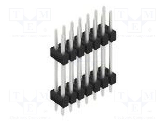 Connector: pin strips; pin header; male; PIN: 14; 2.54mm; THT; 2x7