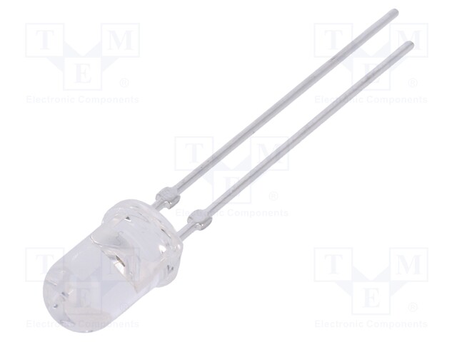 IR transmitter; 5mm; 875nm; transparent; 65mW; 12°; THT; 100mA