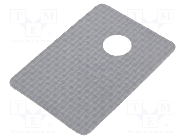 Heat transfer pad: silicone; TO220; L: 19.05mm; W: 12.7mm; 1.2W/mK