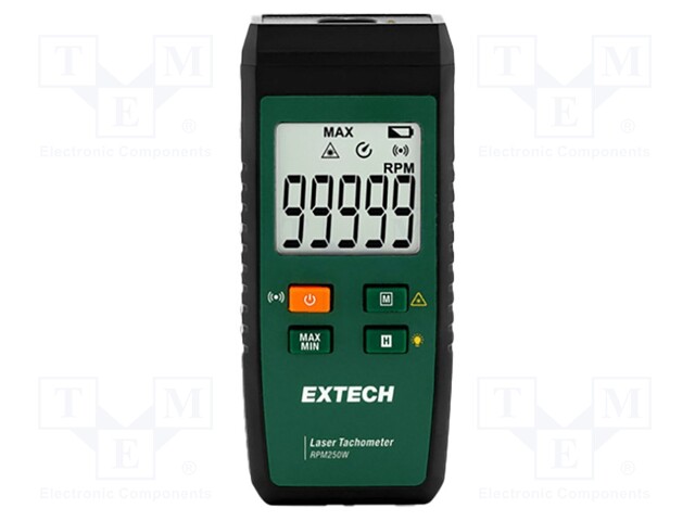 Tachometer; LCD,with a backlit; 10÷99999rpm; Meas.accur: ±0,04%