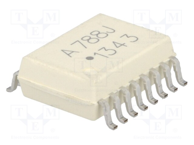 Optocoupler; SMD; Channels: 1; Out: isolation amplifier; SO16