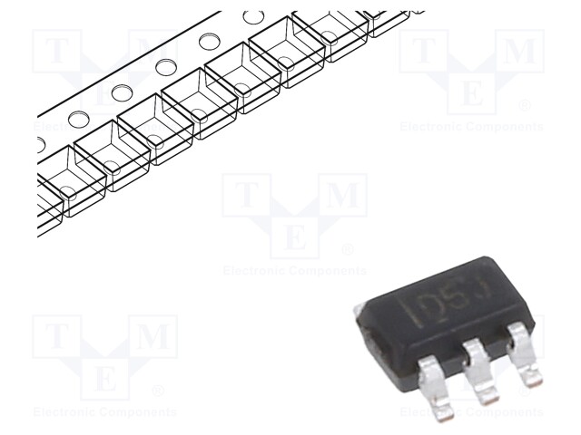 Logic IC, NAND Gate, Single, 2 Inputs, 5 Pins, SC-70, 74LVC1G132