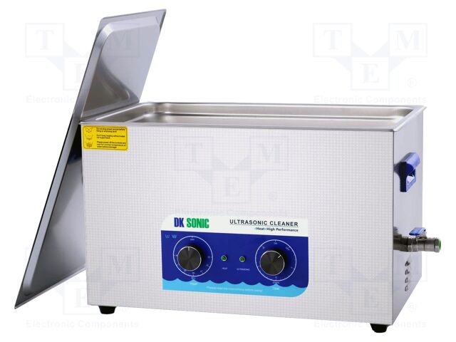 Ultrasonic washer; 500x300x200mm; 40kHz; 20÷80°C; 230VAC; 30l