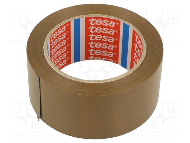 Packing tapes; L: 66m; Width: 50mm; brown; natural rubber; 47N/cm