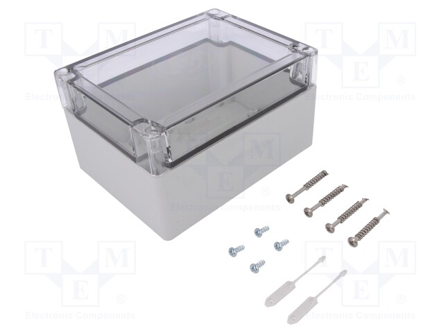 Enclosure: multipurpose; X: 122mm; Y: 162mm; Z: 90mm; TG ABS; ABS