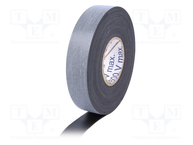 Tape: self-amalgamating; black; 19mm; L: 6.7m; D: 0.76mm; max.80°C