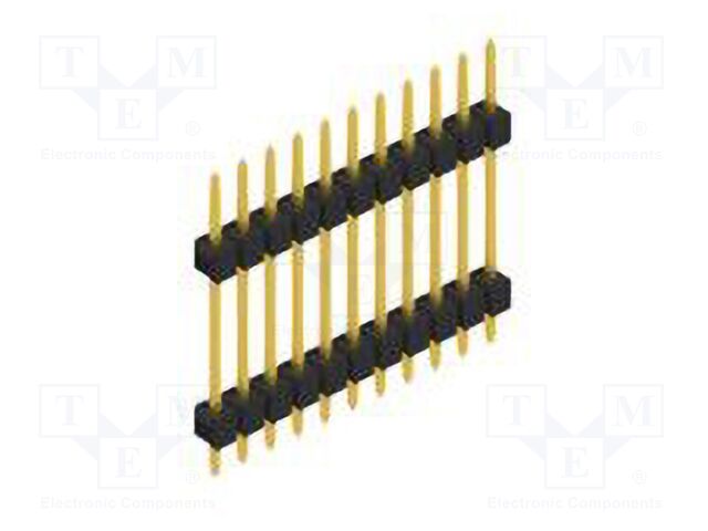 Connector: pin strips; pin header; male; PIN: 11; 2.54mm; THT; 1x11