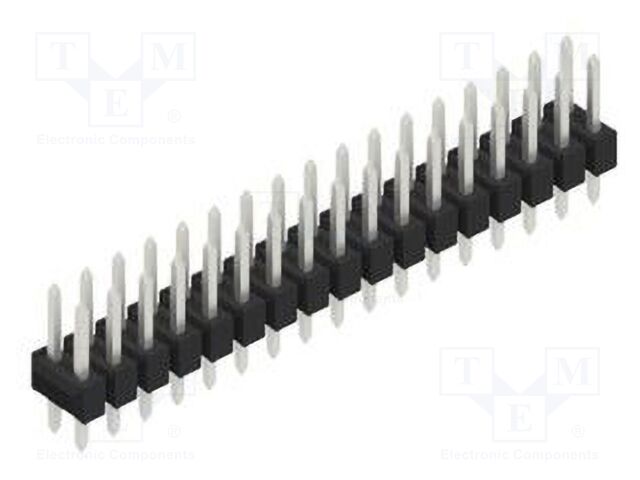 Connector: pin strips; pin header; male; PIN: 34; 2.54mm; THT; 2x17