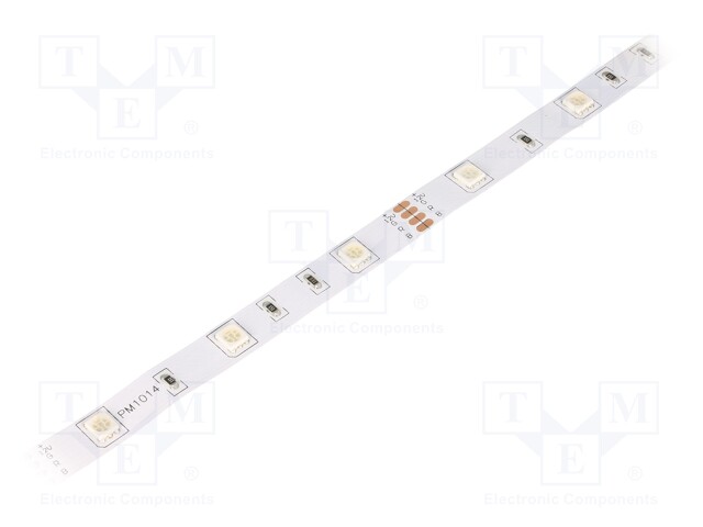 LED tape; RGB; LED/m: 30; SMD; 5060; 12V; W: 10mm; 120°; without cover