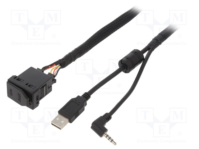 USB/AUX adapter; Toyota; USB A socket,Jack 3.5mm socket