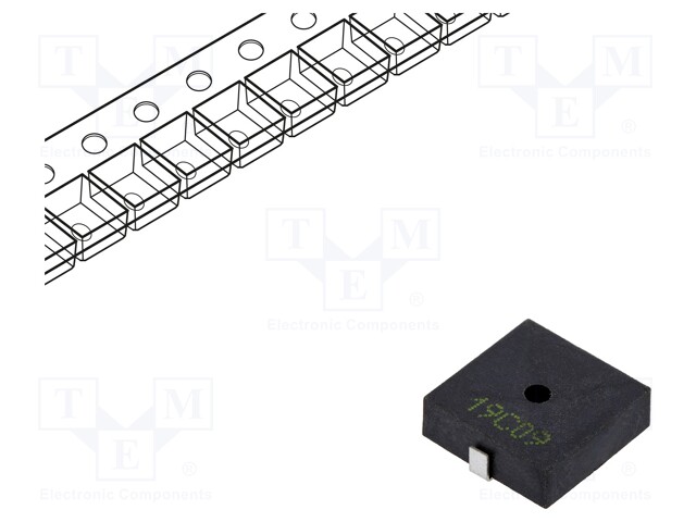 Sound transducer: piezo; without built-in generator; -30÷85°C