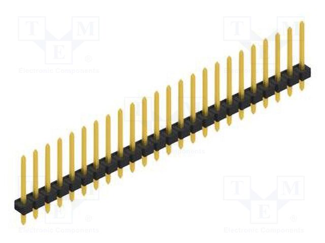Connector: pin strips; pin header; male; PIN: 24; 2.54mm; THT; 1x24