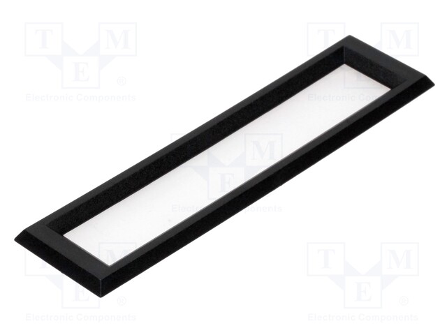 Frontal bezel; Application: EASER242-NLED; Dim: 108x27mm; ABS