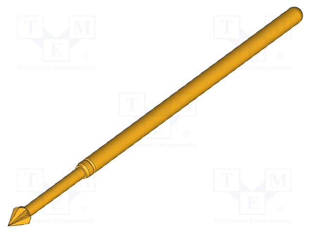 Test needle; Operational spring compression: 4.3mm; 5A; Ø: 1.7mm