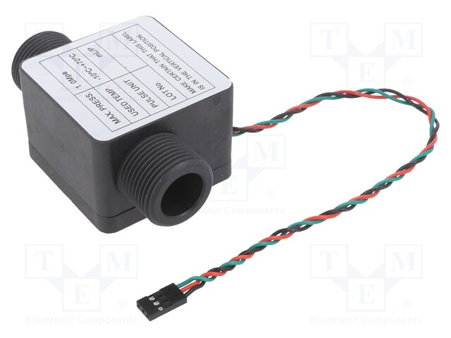 Sensor: flow; 3.5÷24VDC; Thread: G 3/4"