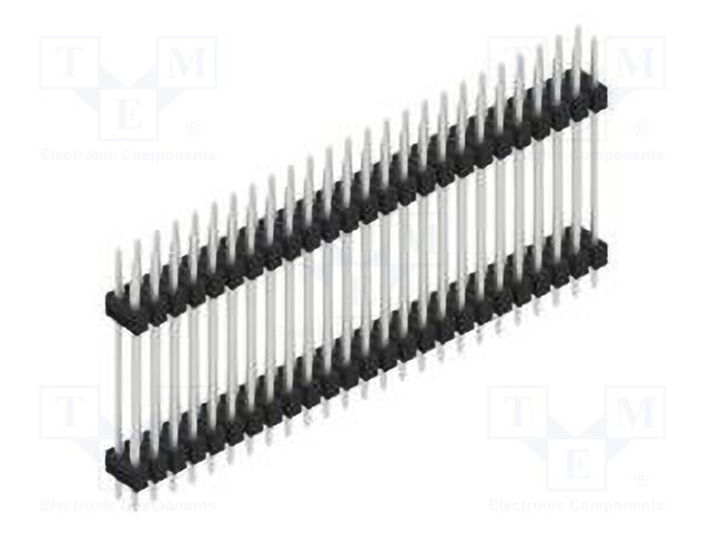 Connector: pin strips; pin header; male; PIN: 50; 2.54mm; THT; 2x25