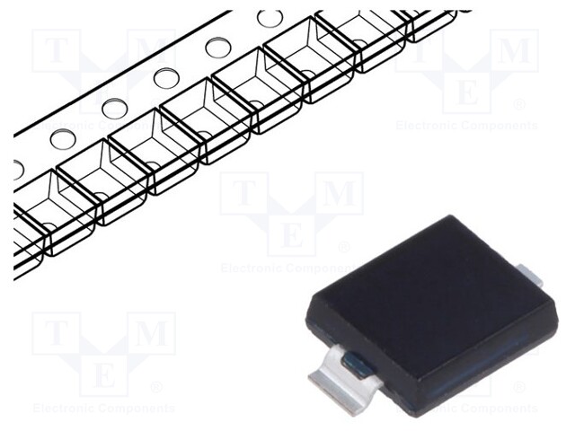 PIN photodiode; 950nm; 0.78-1.05um; 130°; Mounting: SMD