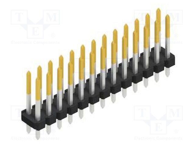 Connector: pin strips; pin header; male; PIN: 26; 2.54mm; THT; 2x13