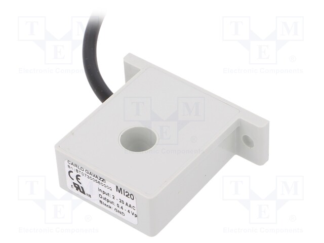 Current transformer; Series: MI; I AC: 2÷20A; 52x45x16mm; -20÷60°C