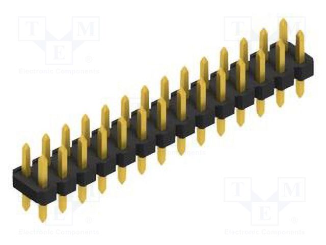 Connector: pin strips; pin header; male; PIN: 28; 2.54mm; THT; 2x14