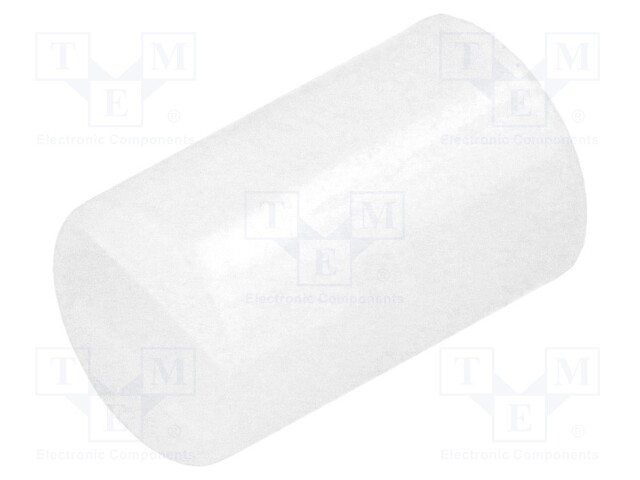 Spacer sleeve; LED; Øout: 4mm; ØLED: 3mm; L: 6.5mm; natural; UL94V-2