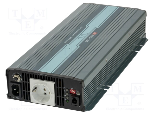 Converter: AC/DC; 1.7kW; Uout: 230VAC; 20÷33VDC; Out: EU,mains 230V