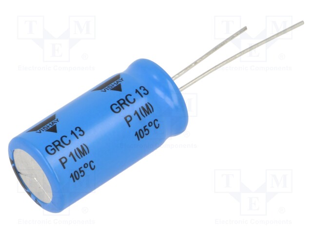 Capacitor: electrolytic; THT; 470uF; 50VDC; Pitch: 5mm; ±20%; 2000h