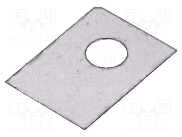 Heat transfer pad: mica; SOT32; 0.4K/W; L: 11mm; W: 8mm; D: 0.05mm