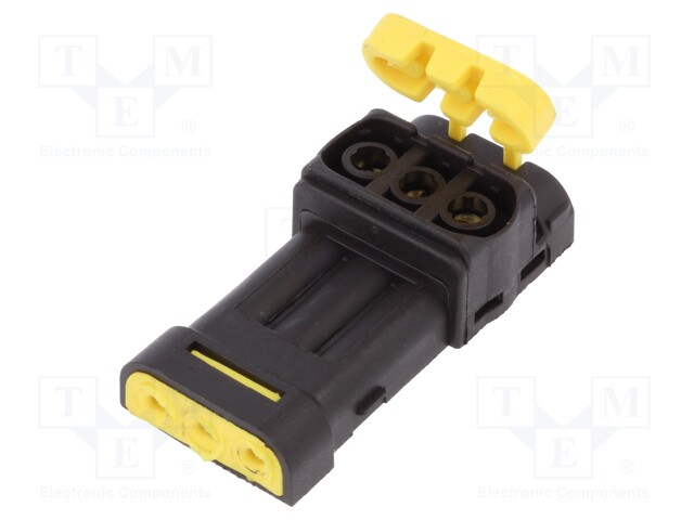 AC supply; TH112; IDC,screw terminal,crimped; 0.5÷1.5mm2; ways: 3