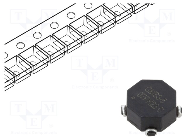 Inductor: common mode; SMD; 217uH; 2.85A; 13.97x13.97x6mm; 20mΩ