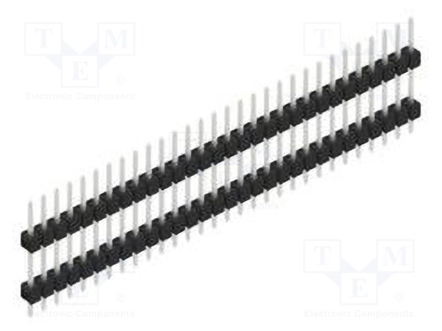 Connector: pin strips; pin header; male; PIN: 30; 2.54mm; THT; 1x30