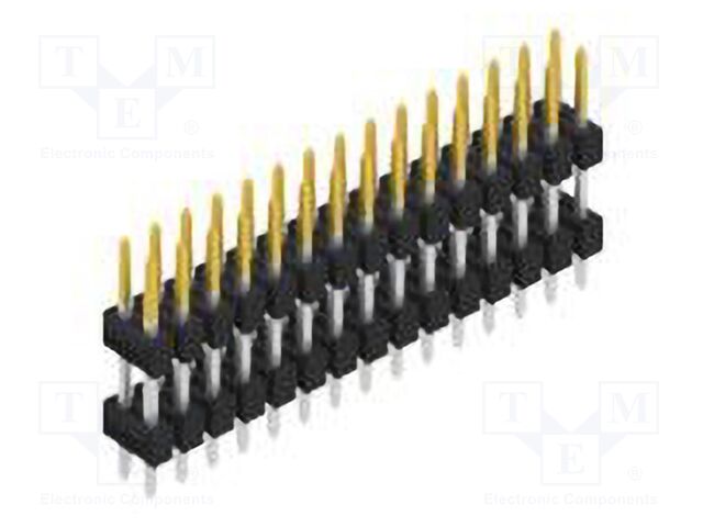 Connector: pin strips; pin header; male; PIN: 30; 2.54mm; THT; 2x15