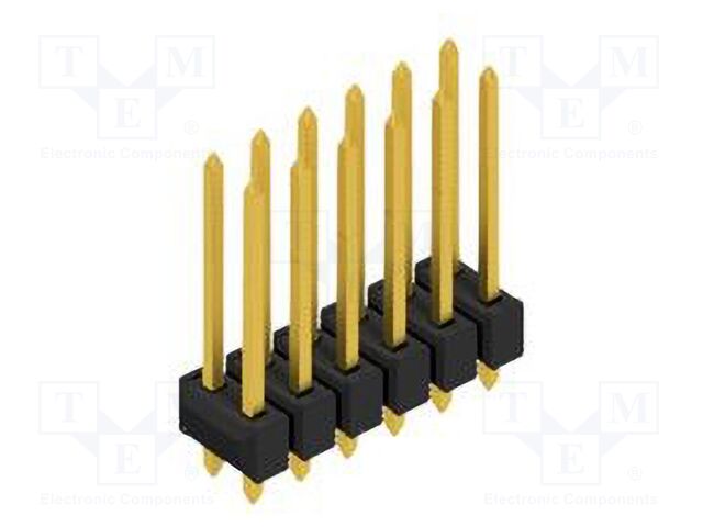 Connector: pin strips; pin header; male; PIN: 12; 2.54mm; THT; 2x6