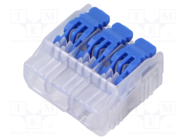 Quick splice; spring clamp; 0.14÷4mm2; 600V; 32A; for cable